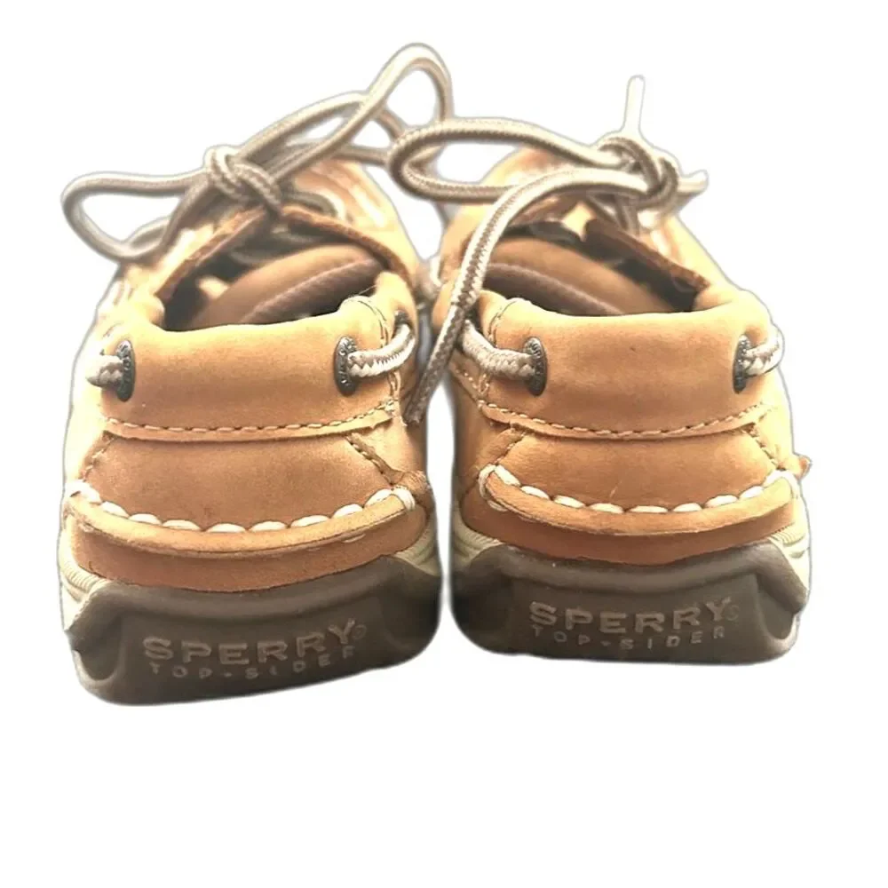 Sperry Boat Shoes Top-Sider Toddler Boys 9.5 Leather Lanyard Intrepid Loafer